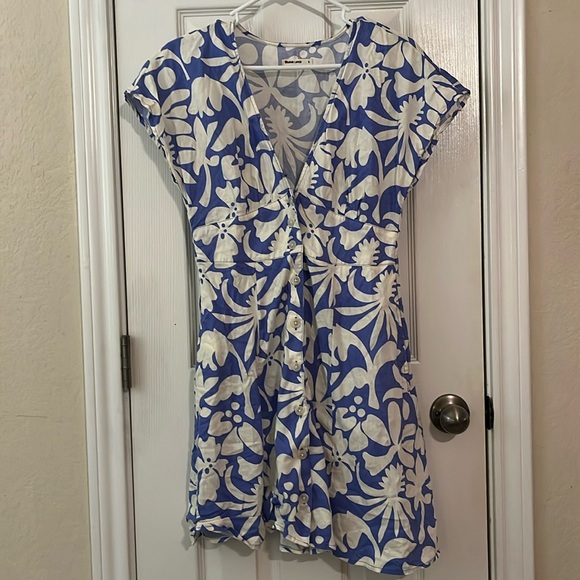 Marine Layer button down, v-neck dress - Picture 3 of 3